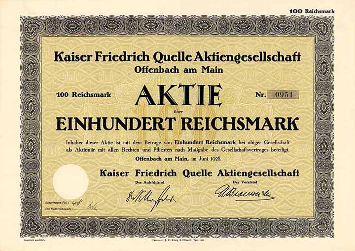 Kaiser Friedrich Quelle AG