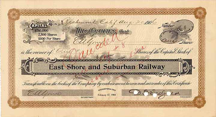 East Shore & Suburban Railway