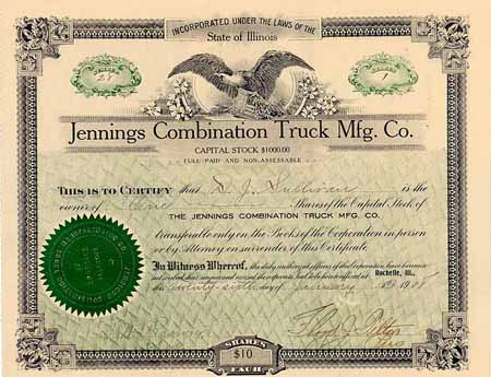 Jennings Combination Truck MfG. Co.
