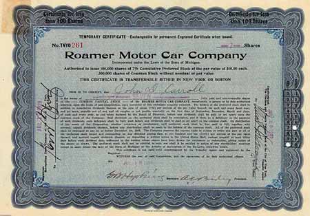 Roamer Motor Car Co.