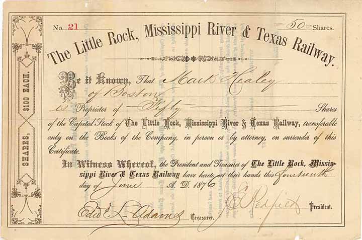 Little Rock, Mississippi River & Texas Railway