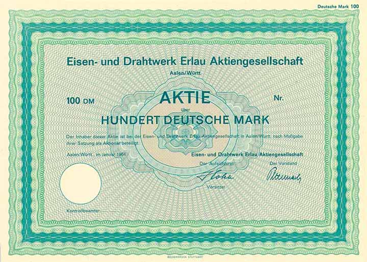Eisen- und Drahtwerk Erlau AG
