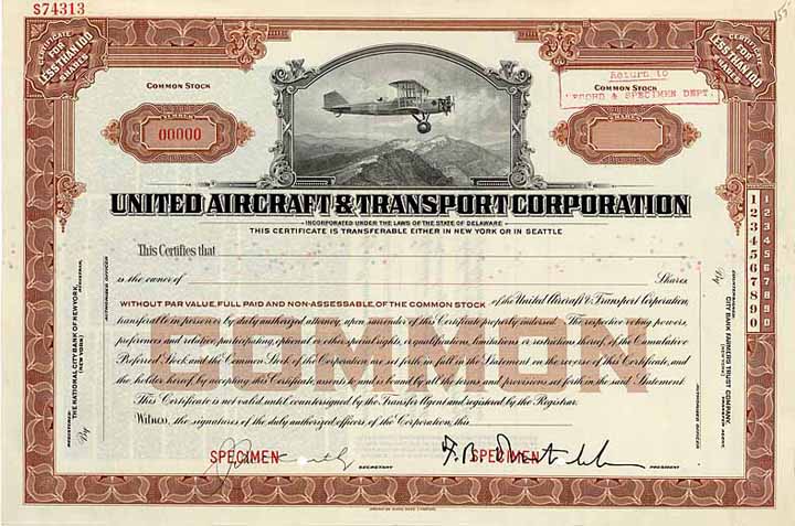 United Aircraft & Transport Corp.
