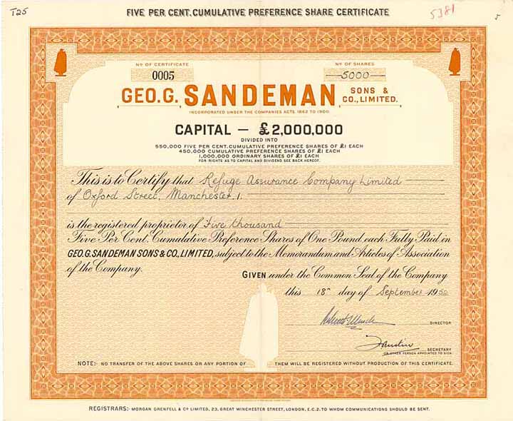 Geo. G. Sandeman Sons & Co.