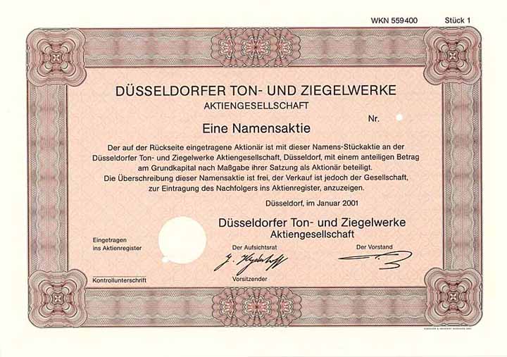 Düsseldorfer Ton- und Ziegelwerke AG