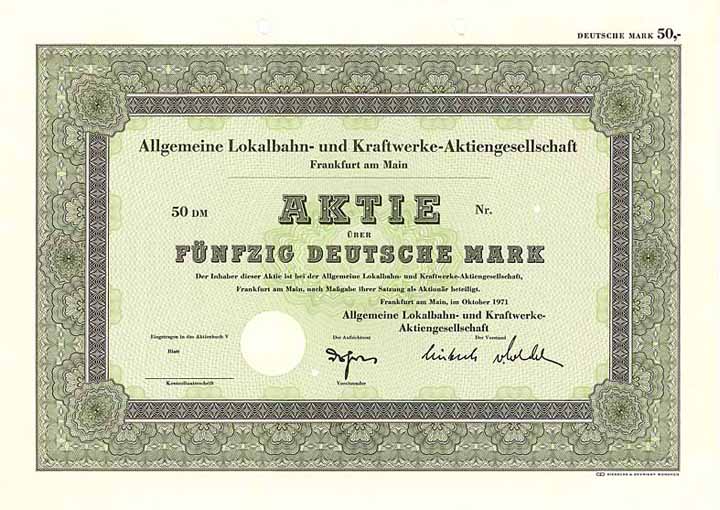 Allgemeine Lokalbahn- und Kraftwerke-AG