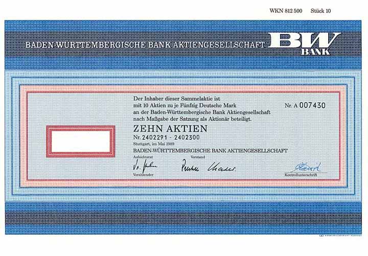 Baden-Württembergische Bank AG