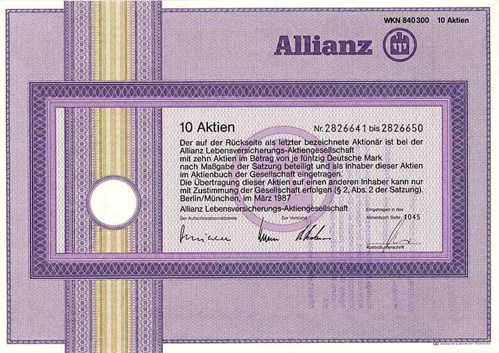 Allianz Lebensversicherungs-AG