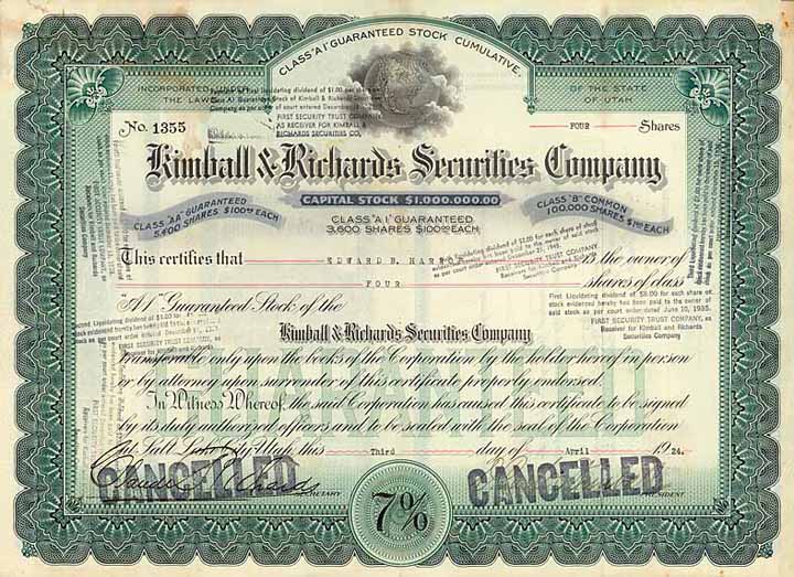 Kimball & Richards Securities Co.