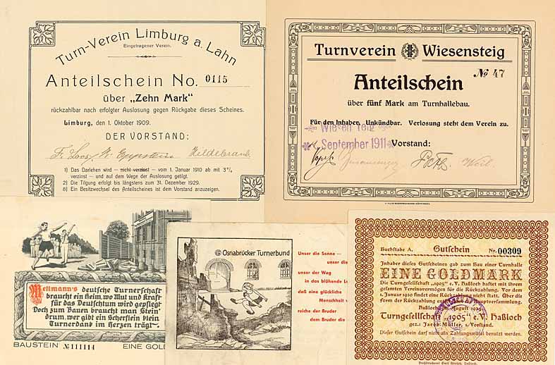 Turnvereine Westdeutschland (12 Stücke)