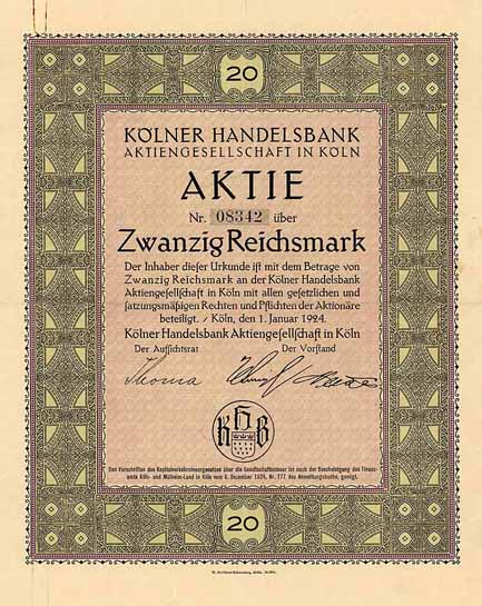 Kölner Handelsbank AG