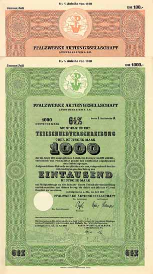 Pfalzwerke AG (2 Stücke)