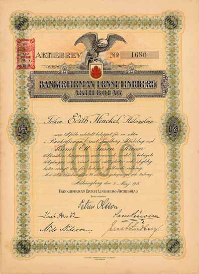 Bankfirman Ernst Lindberg AB
