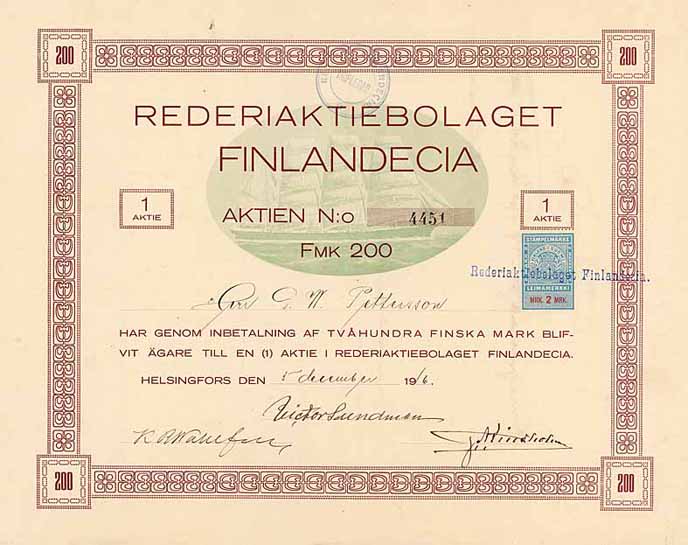Rederieaktiebolaget Finlandecia
