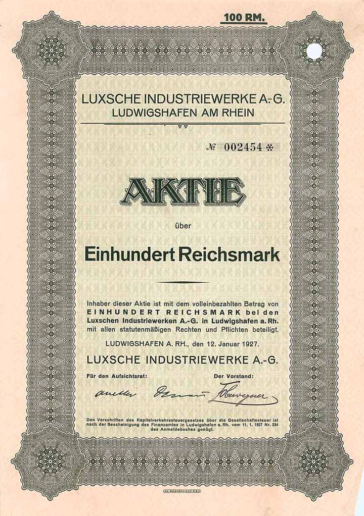 Luxsche Industriewerke AG