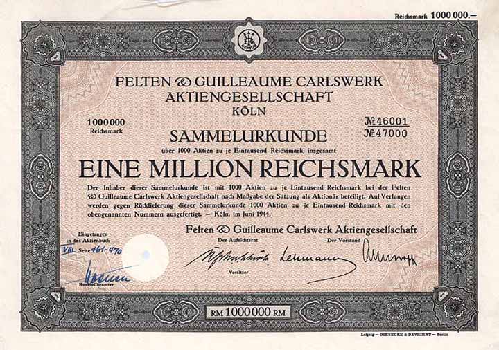 Felten & Guilleaume Carlswerk AG