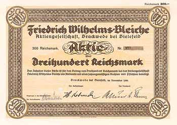 Friedrich Wilhelms-Bleiche AG