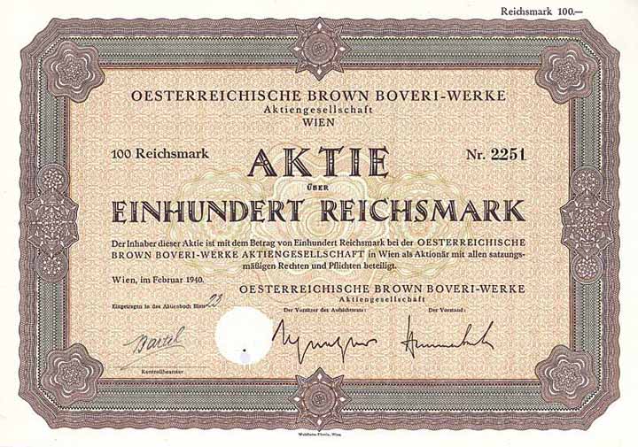 Oesterreichische Brown Boveri-Werke AG