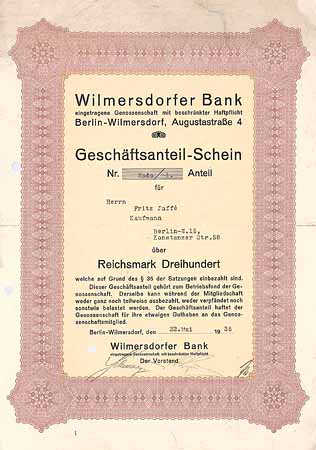 Wilmersdorfer Bank eGmbH