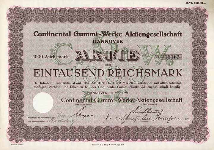 Continental Gummi-Werke AG