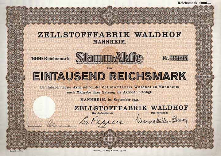 Zellstofffabrik Waldhof