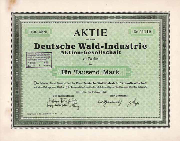 Deutsche Wald-Industrie AG