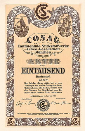 COSAG Continentale Stickstoffwerke AG