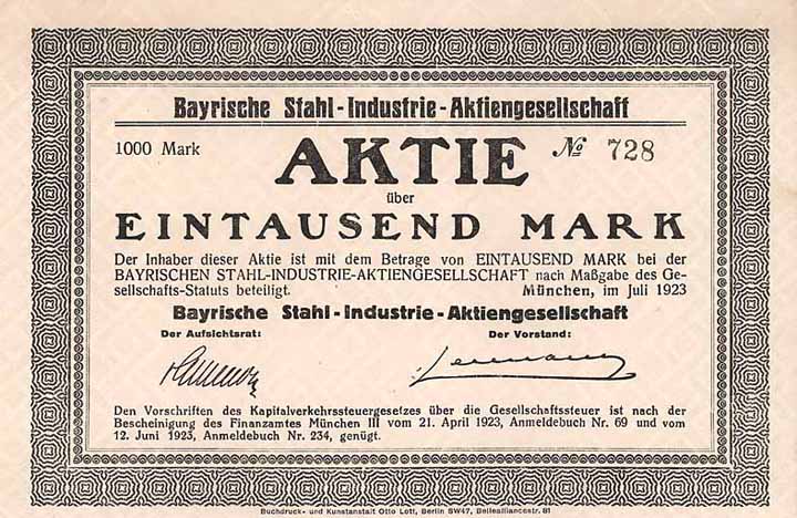 Bayrische Stahl-Industrie-AG