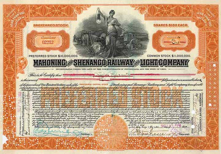 Mahoning & Shenango Railway & Light Co.