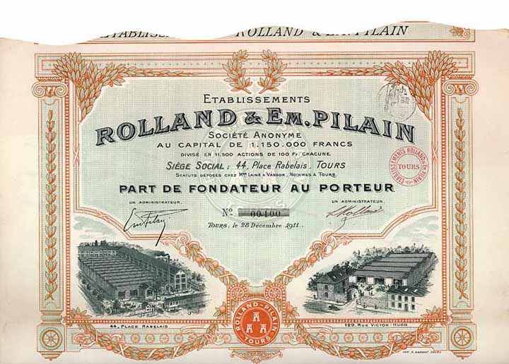 Etablissements Rolland & Em. Pilain S.A.