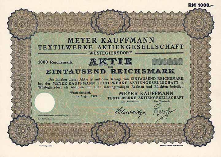 Meyer Kauffmann Textilwerke AG