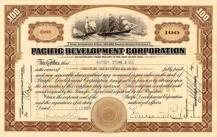 Pacific Development Corp.