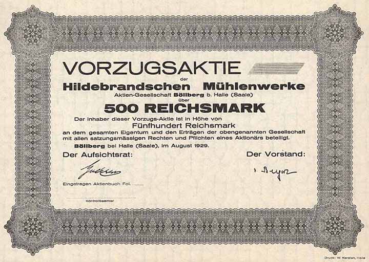 Hildebrandsche Mühlenwerke AG