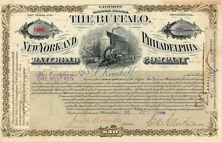 Buffalo, New York & Philadelphia Railroad