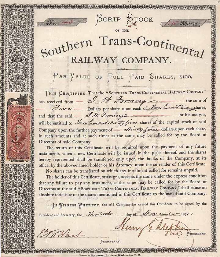 Southern Trans-Continental Railway