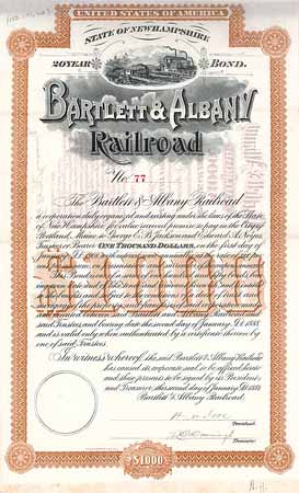 Bartlett & Albany Railroad
