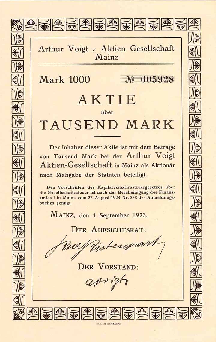 Arthur Voigt AG