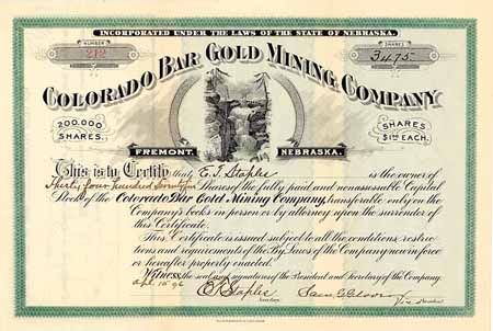 Colorado Bar Gold Mining Co.