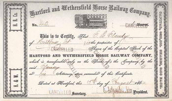 Hartford & Wethersfield Horse Railway