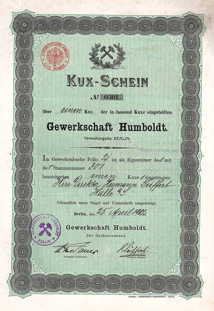 Gewerkschaft Humboldt