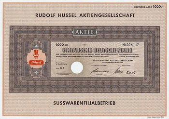 Rudolf Hussel AG Süsswarenfilialbetrieb