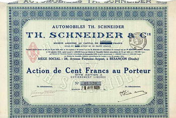 Automobiles Th. Schneider & Cie.