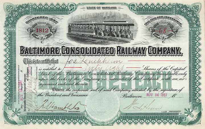 Baltimore Consolidated Railway