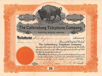 Callensburg  Telephone Comp.
