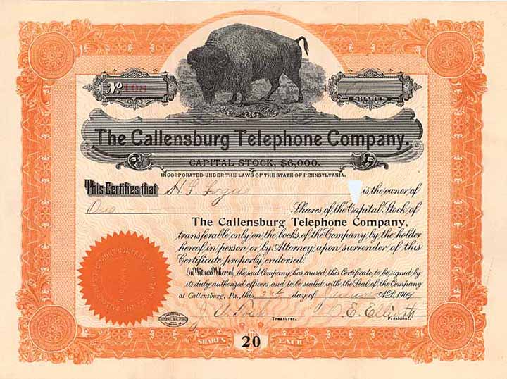 Callensburg Telephone Comp.