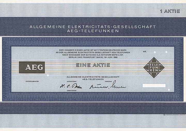 Allgemeine Elektricitäts-Gesellschaft AEG-Telefunken