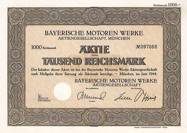 Bayerische Motoren Werke AG