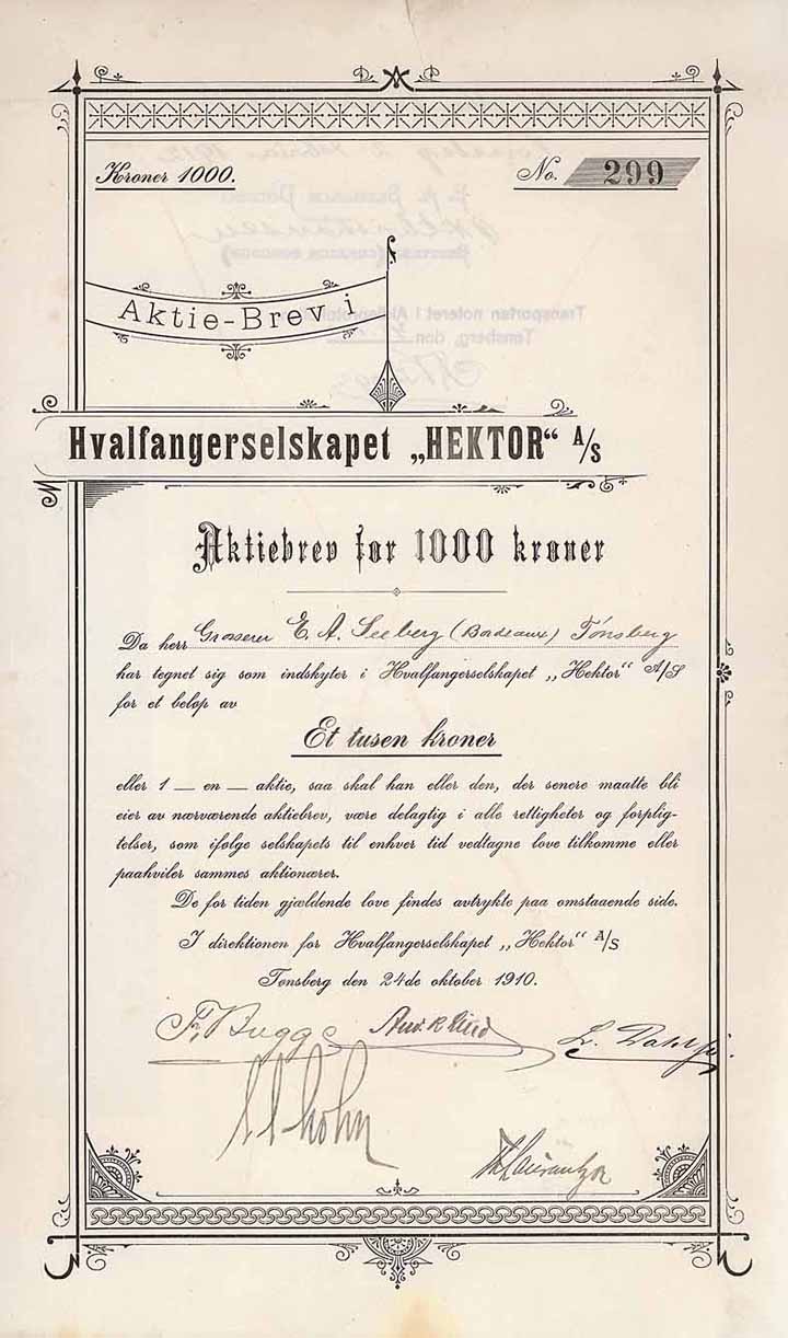 Hvalfangerselskapet “Hektor” A/S