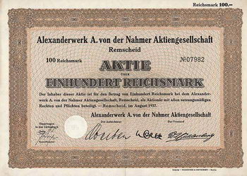 Alexanderwerk A. von der Nahmer AG