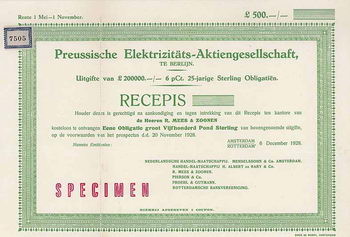 Preussische Elektrizitäts-AG (Prussian Electric Company)